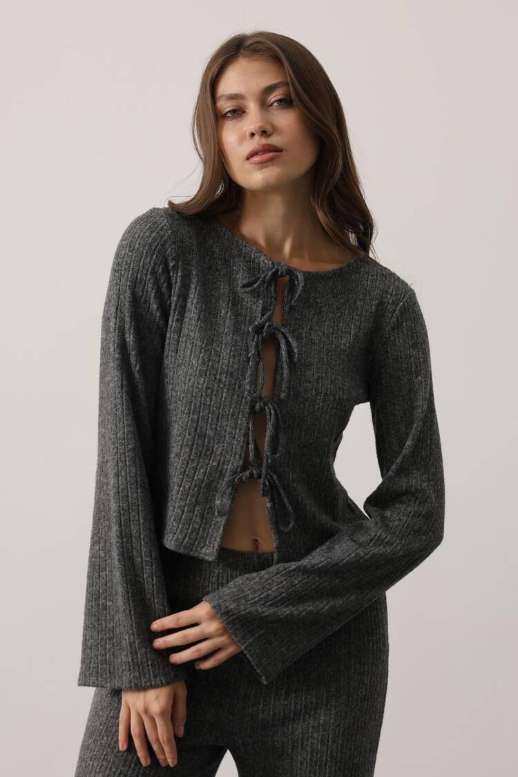 Long Sleeve Blouse With Bow Front - Brand: Reyon - Women & Kids, Baby Clothes Wholesale - Globality Store