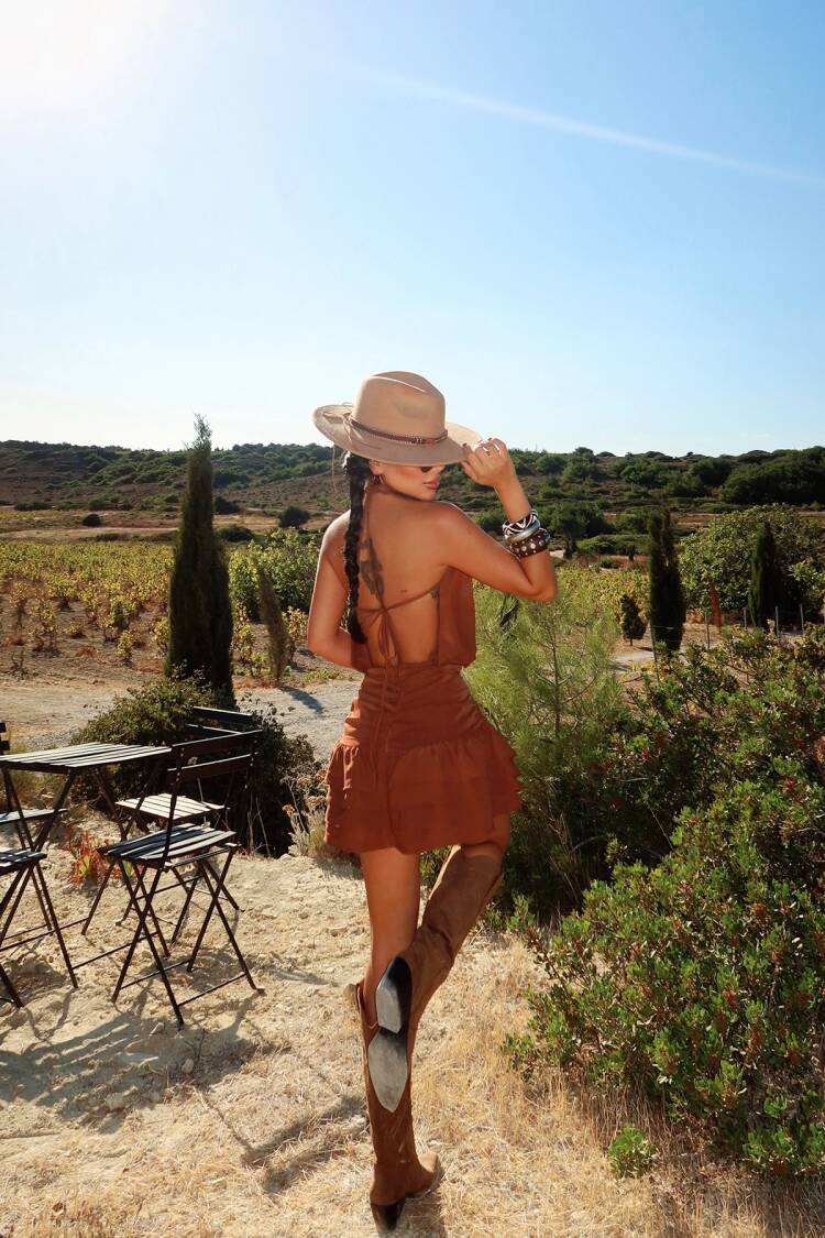 Sleeveless Babydoll Mini Dress