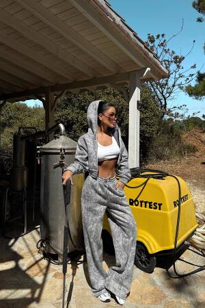 Gray Tracksuit - Brand: EYYO ATELIER - Women & Kids, Baby Clothes Wholesale - Globality Store