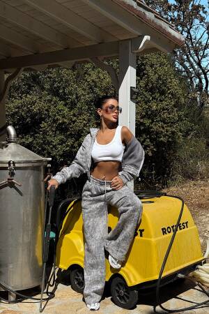 Gray Tracksuit - Brand: EYYO ATELIER - Women & Kids, Baby Clothes Wholesale - Globality Store