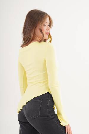 Asymmetric Cut WholesaleBasic Blouse - Brand: Lustrin - Women & Kids, Baby Clothes Wholesale - Globality Store