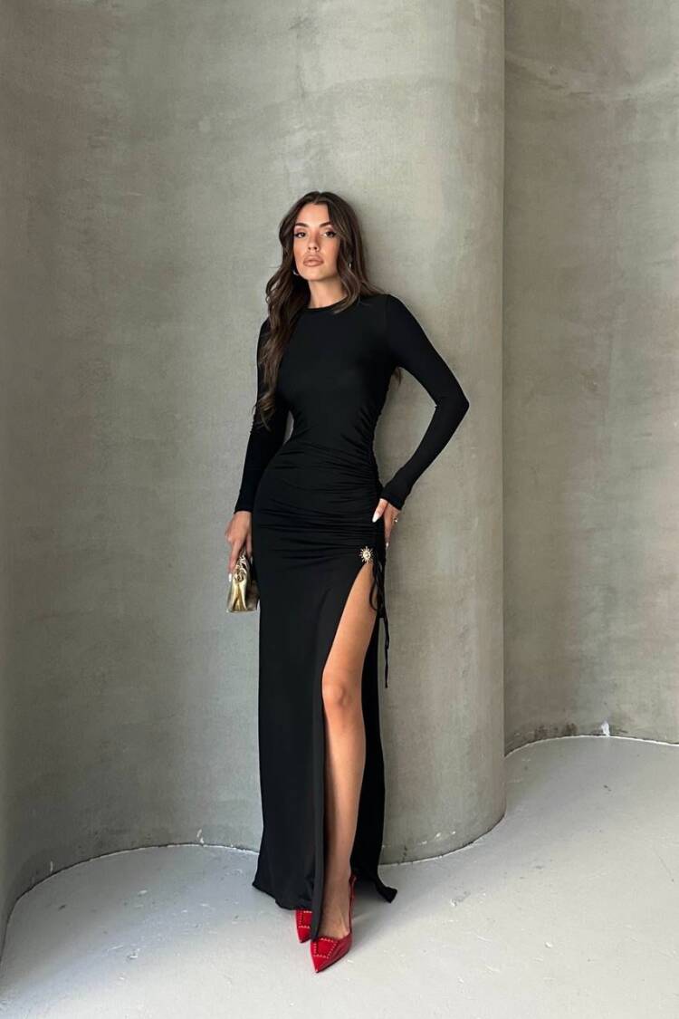 Elegant Sheath Dress With Long Sleeves - Brand: My Jest Fashion - Women & Kids, Baby Clothes Wholesale - Globality Store