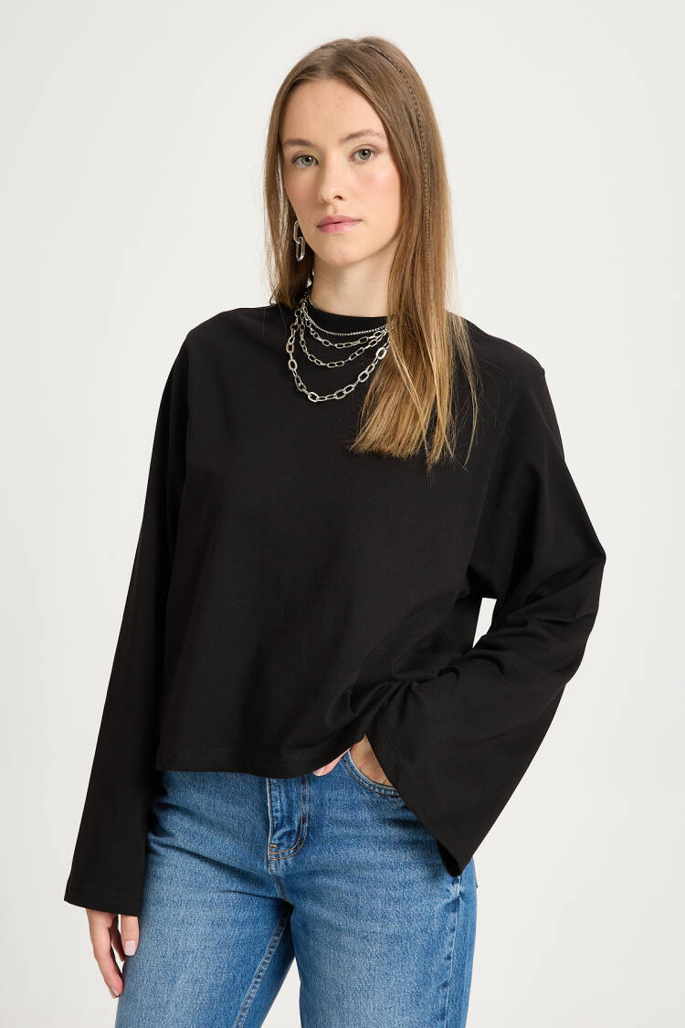 Black Casual Oversized Fit Shirt - Brand: First Angels - Women & Kids, Baby Clothes Wholesale - Globality Store