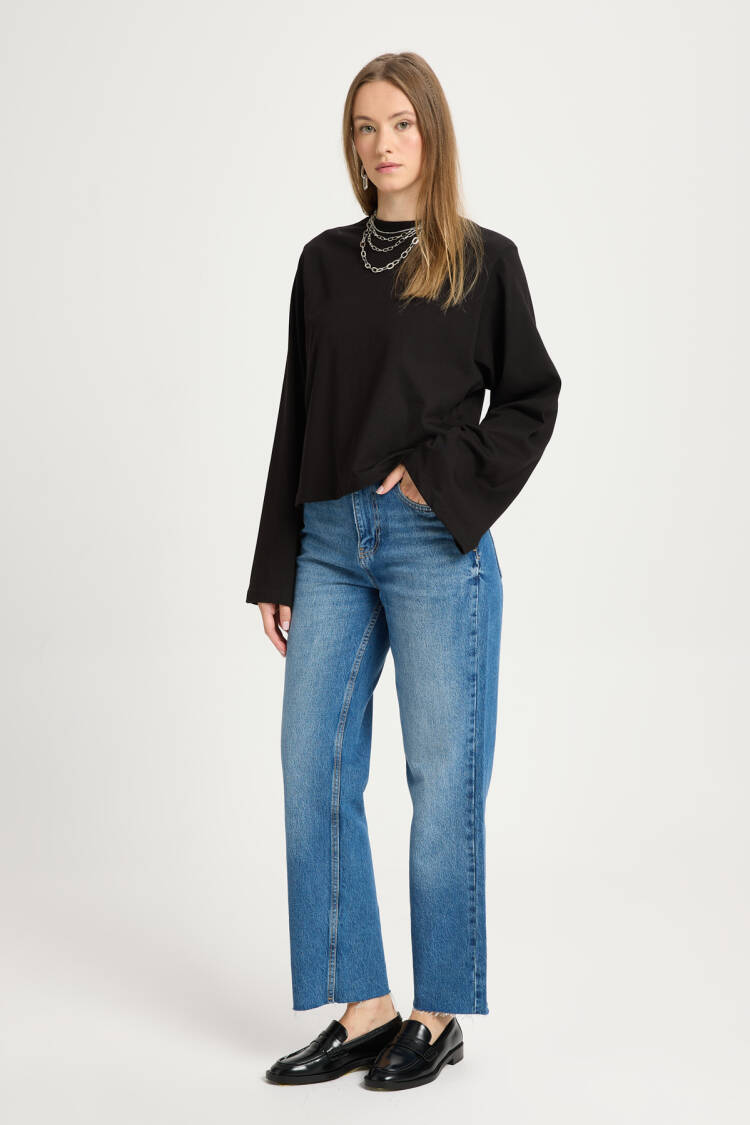 Black Casual Oversized Fit Shirt