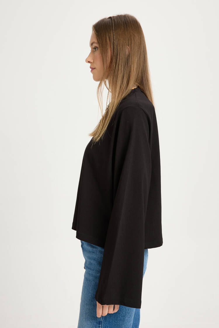 Black Casual Oversized Fit Shirt