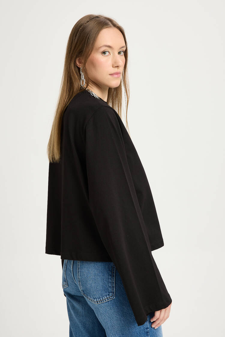 Black Casual Oversized Fit Shirt