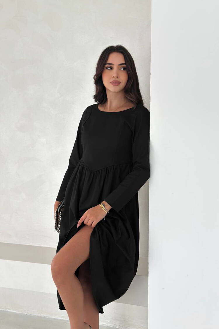 ElegantFit And Flare Midi Dress