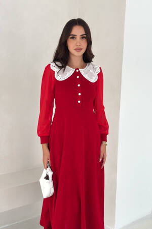 A-Line Elegant Midi Dress - Brand: Mode Roy - Women & Kids, Baby Clothes Wholesale - Globality Store