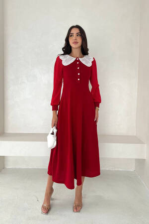A-Line Elegant Midi Dress - Brand: Mode Roy - Women & Kids, Baby Clothes Wholesale - Globality Store
