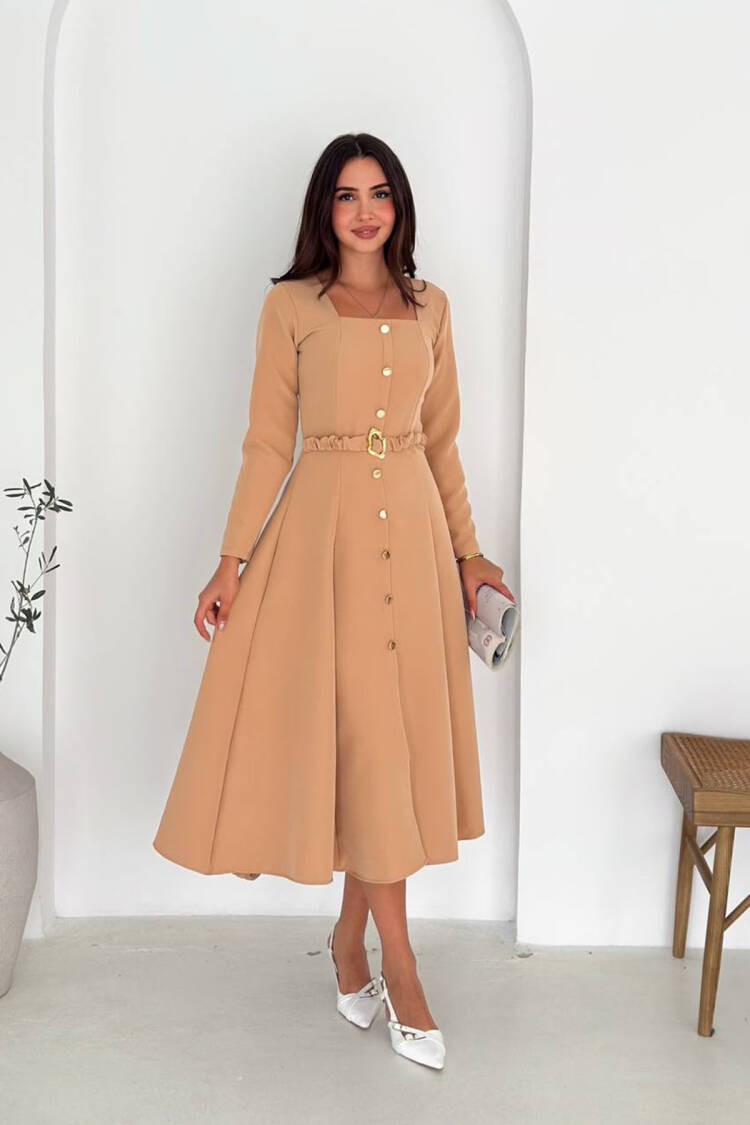 Elegant Fit And Flare Dress