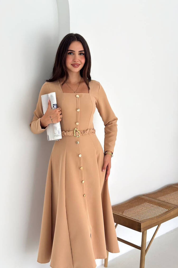 Elegant Fit And Flare Dress