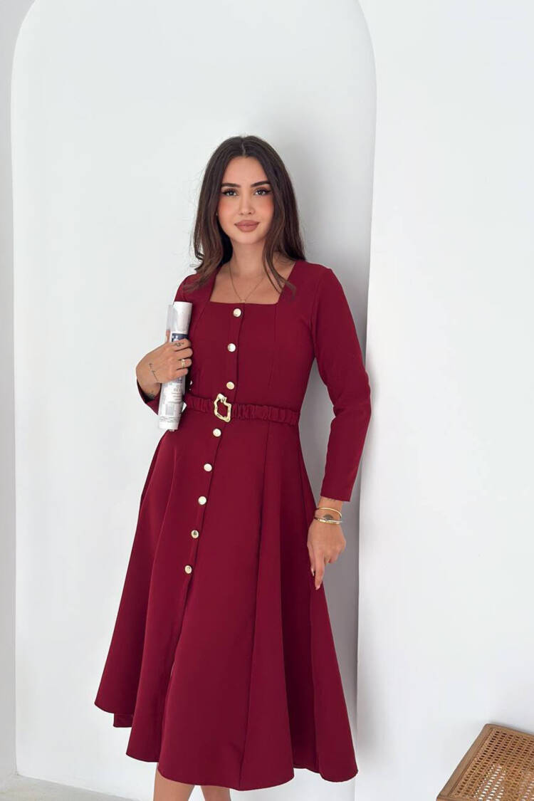 Fit And Flare Midi Dress