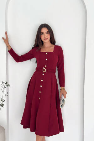 Fit And Flare Midi Dress - Brand: Mode Roy - Women & Kids, Baby Clothes Wholesale - Globality Store
