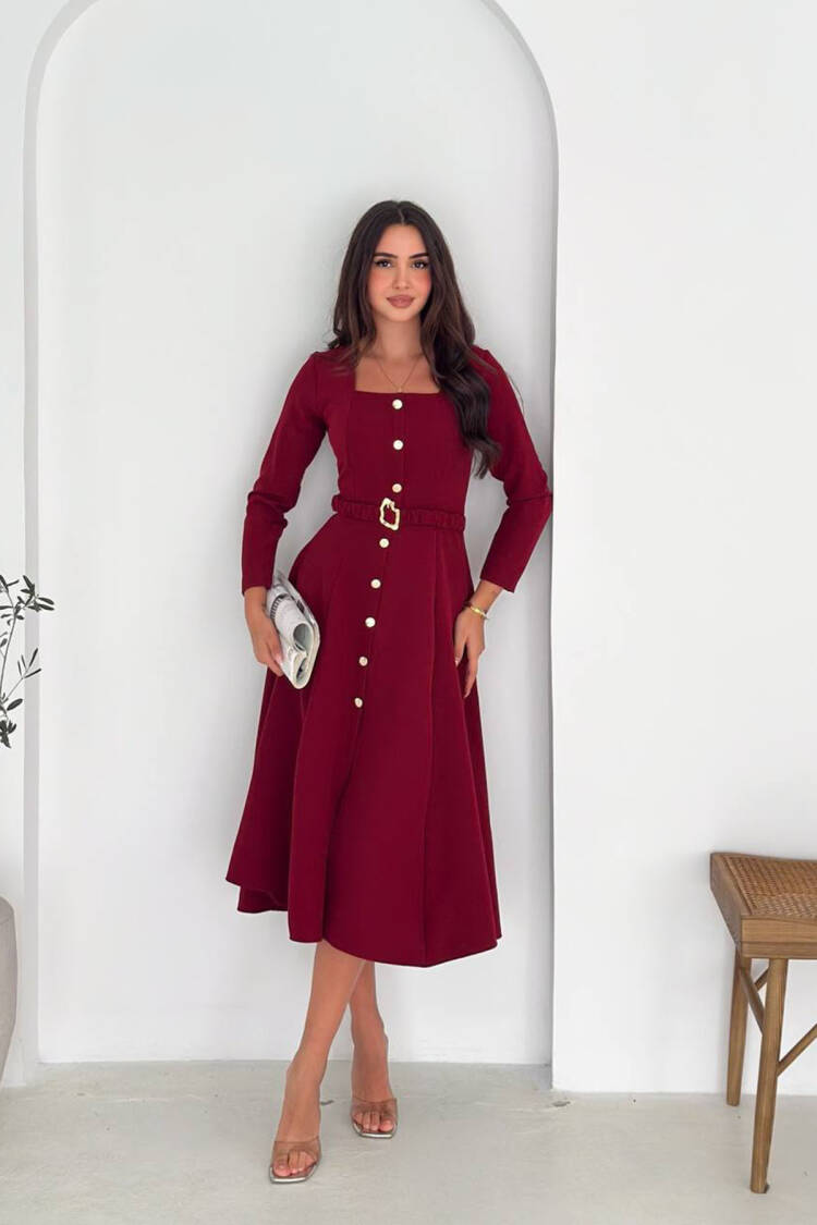 Fit And Flare Midi Dress