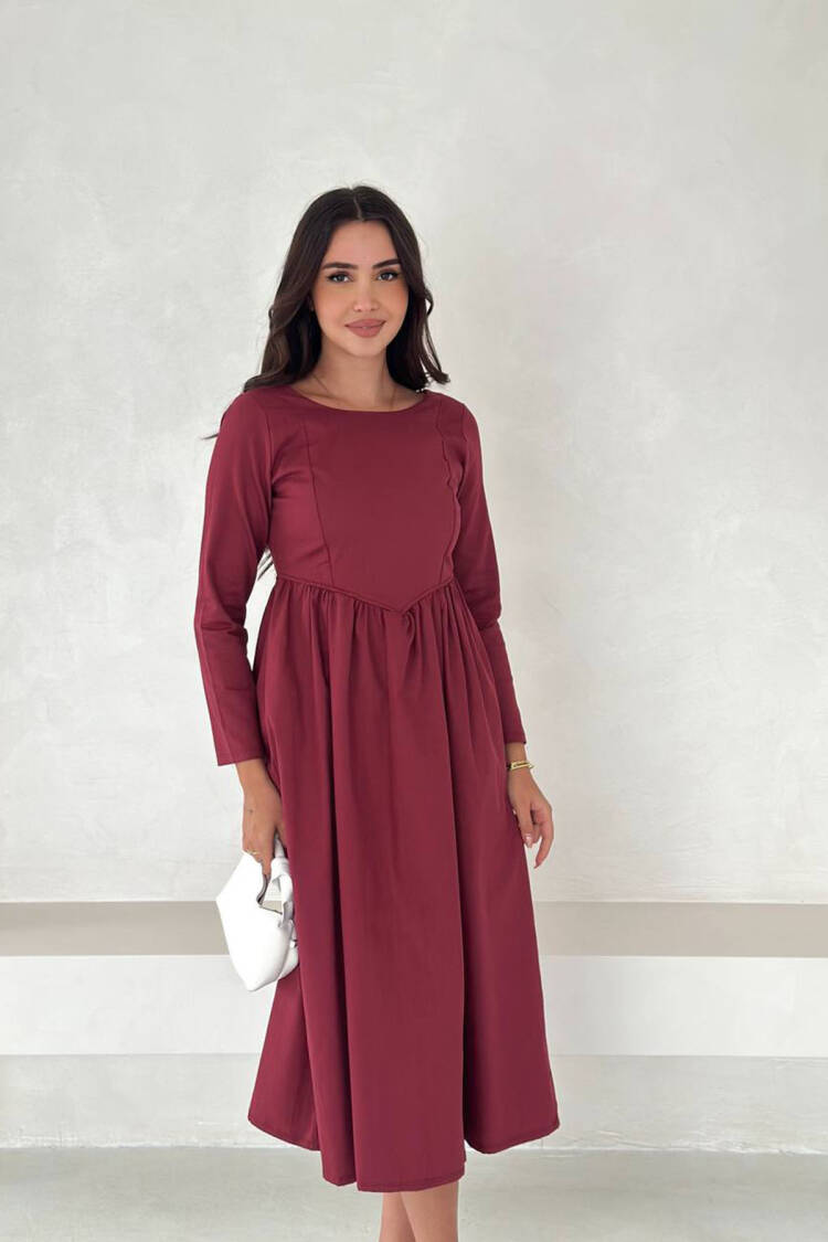 A-Line Modest Elegant Formal Dress