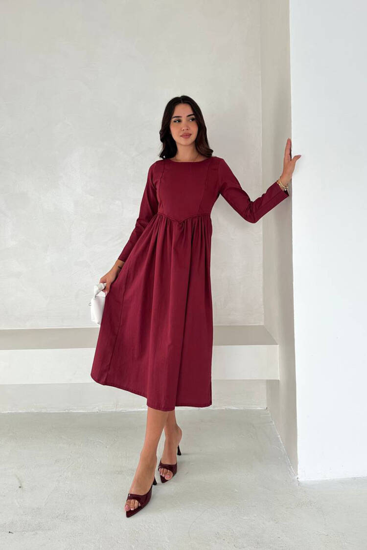 A-Line Modest Elegant Formal Dress