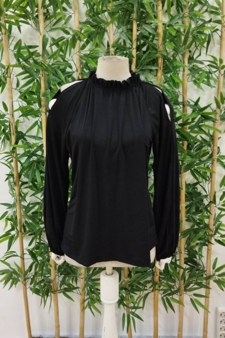 Glamorous Blouse With Balloon Sleeves