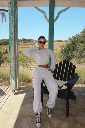 Oversized Fit Sport Casual Tracksuit - Brand: EYYO ATELIER - Women & Kids, Baby Clothes Wholesale - Globality Store