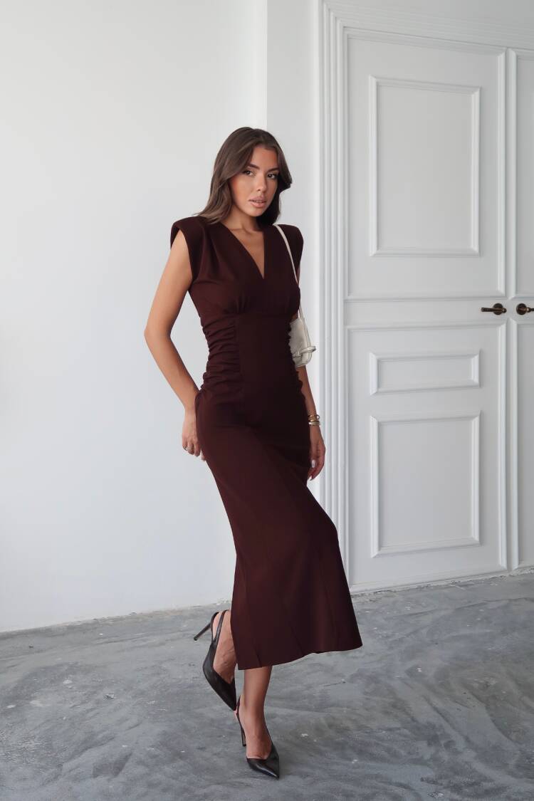 ElegantSheath Dress With Cap Sleeves