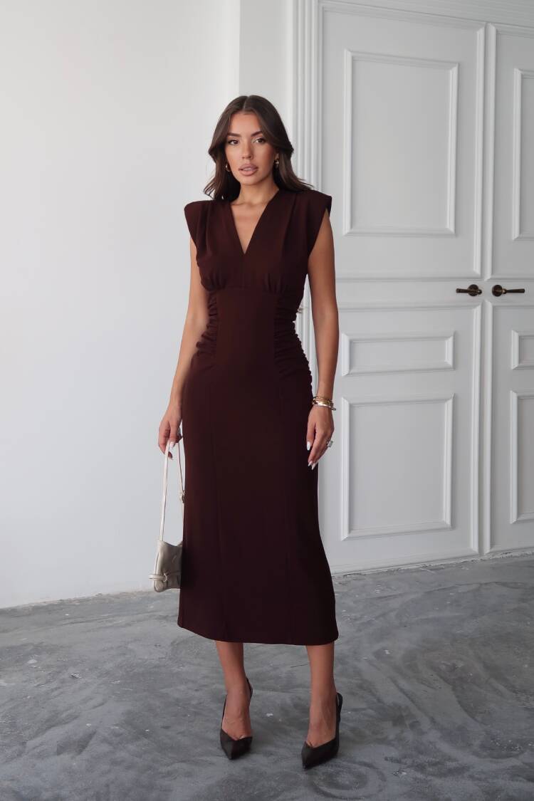 ElegantSheath Dress With Cap Sleeves