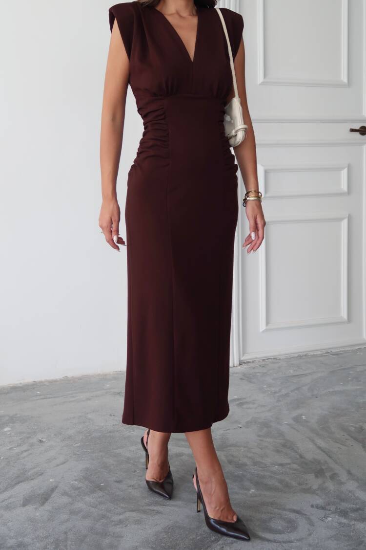 ElegantSheath Dress With Cap Sleeves