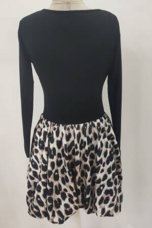 Fit And Flare Mini Dress With Leopard Print - Brand: Janes - Women & Kids, Baby Clothes Wholesale - Globality Store