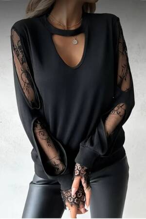 Black Sexy Elegant Casual Glam Blouse - Brand: Janes - Women & Kids, Baby Clothes Wholesale - Globality Store