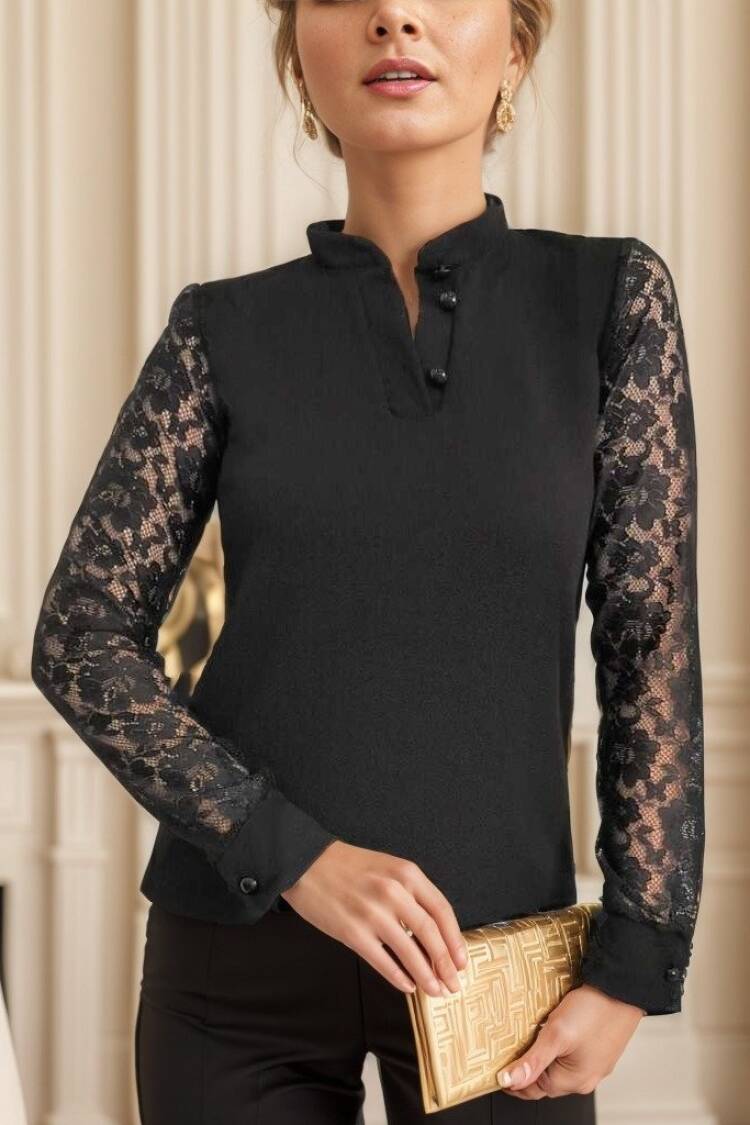 Elegant Floral Blouse