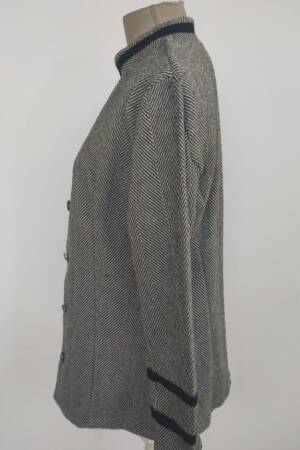 Grey Elegant Buttoned Single-Breasted Blazer Jacket - Brand: Janes - Women & Kids, Baby Clothes Wholesale - Globality Store
