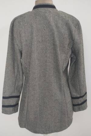 Grey Elegant Buttoned Single-Breasted Blazer Jacket - Brand: Janes - Women & Kids, Baby Clothes Wholesale - Globality Store