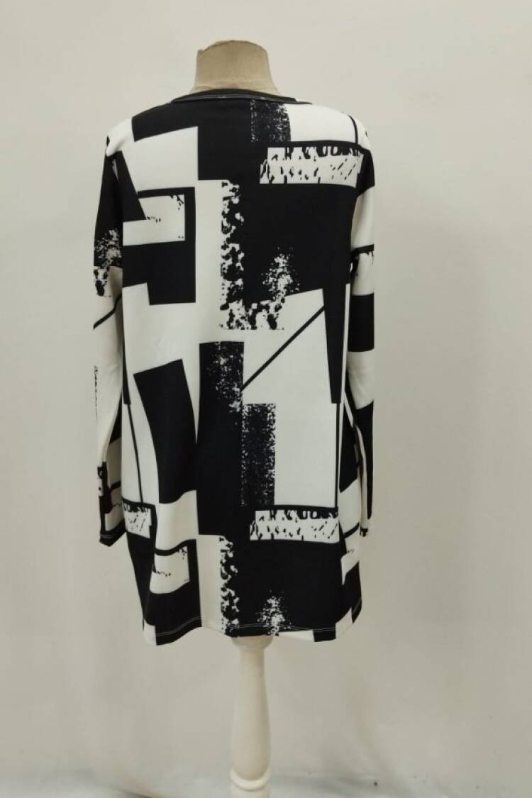 Black Color Block Overshirt Jacket