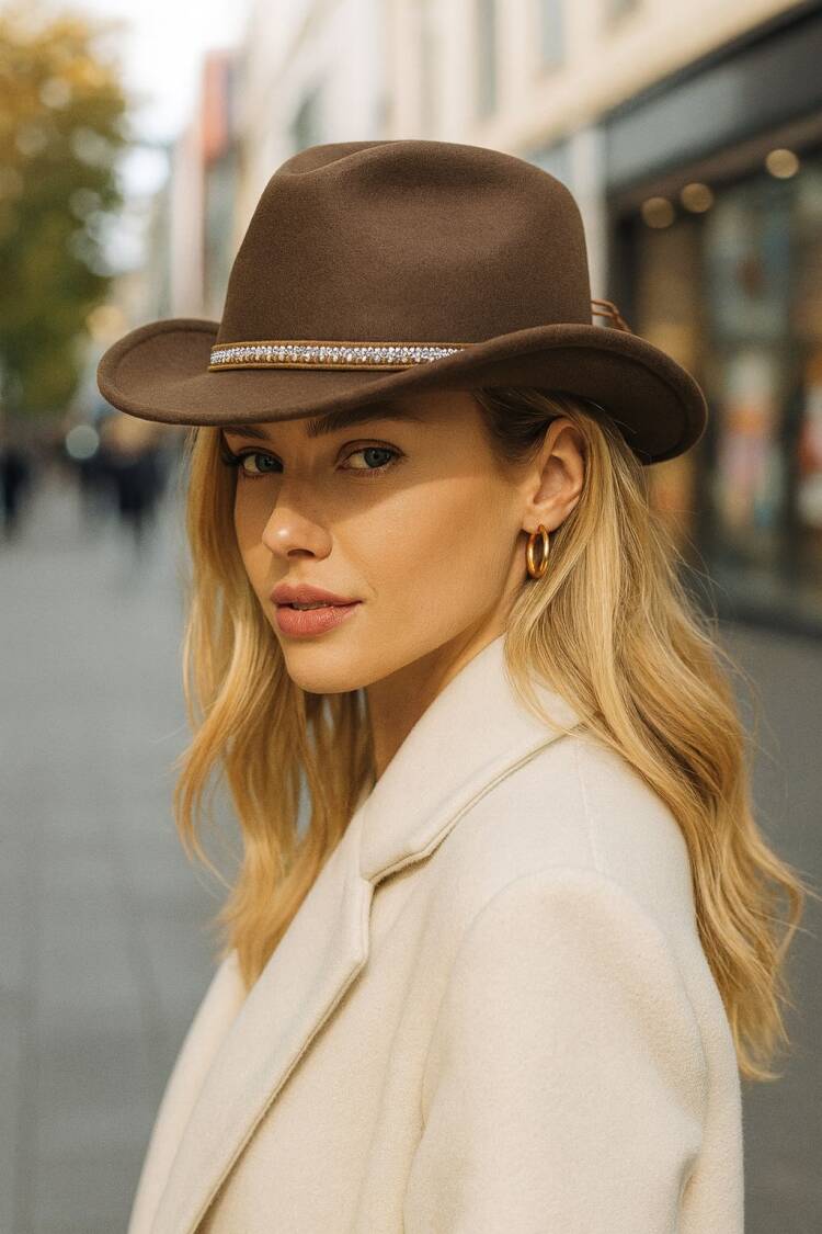 Western Vintage Hat - Brand: Axesoire - Women & Kids, Baby Clothes Wholesale - Globality Store