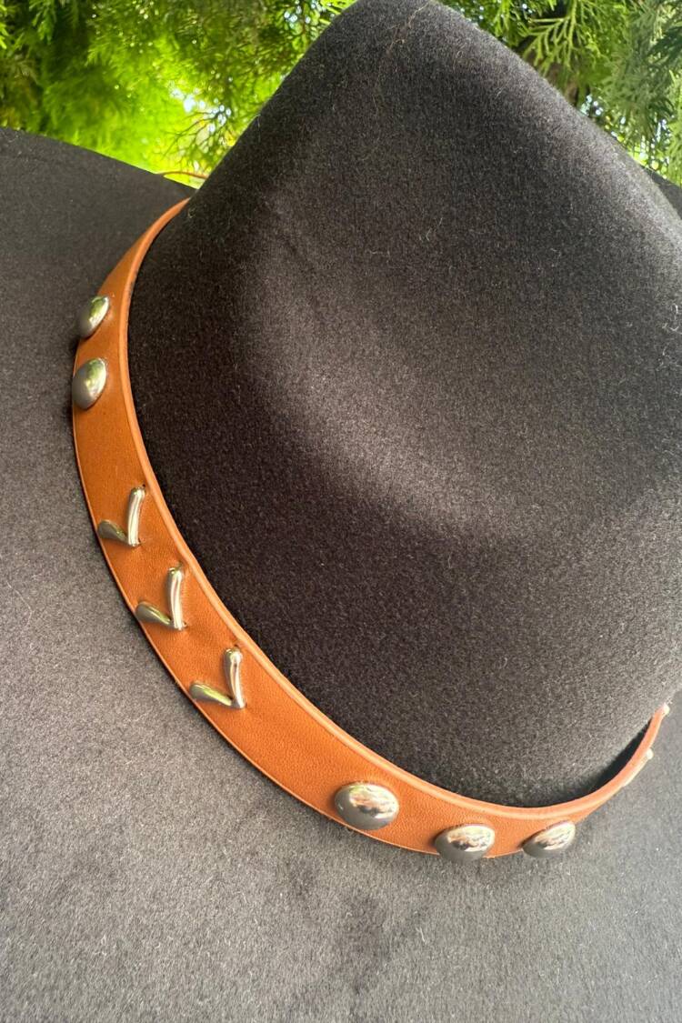 Black Western Casual Streetwear Elegant Hat