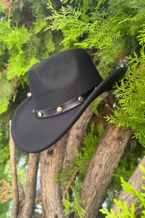 Black Western Casual Streetwear Hat - Brand: Axesoire - Women & Kids, Baby Clothes Wholesale - Globality Store