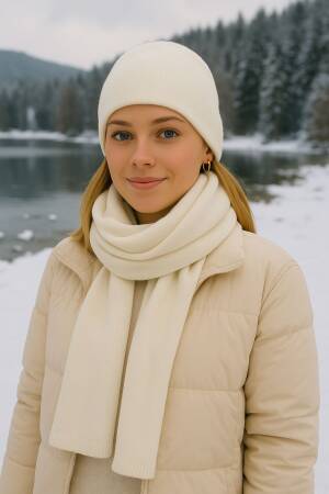Soft Textured Scarf And Beanie Set - Brand: Axesoire - Women & Kids, Baby Clothes Wholesale - Globality Store