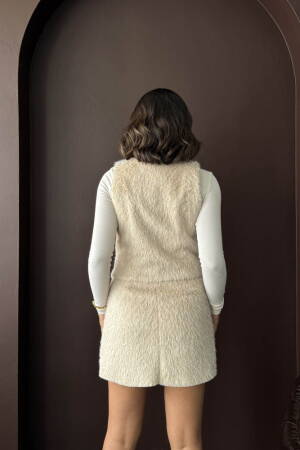 Beige Casual Elegant Vest For Fall And Winter - Brand: Topshow - Women & Kids, Baby Clothes Wholesale - Globality Store