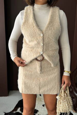 Beige Casual Elegant Vest For Fall And Winter - Brand: Topshow - Women & Kids, Baby Clothes Wholesale - Globality Store