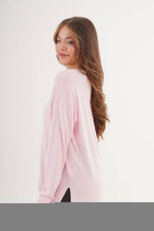 Sweater Oversized V-Neck Long Sleeve Casual - Brand: Lustrin - Women & Kids, Baby Clothes Wholesale - Globality Store