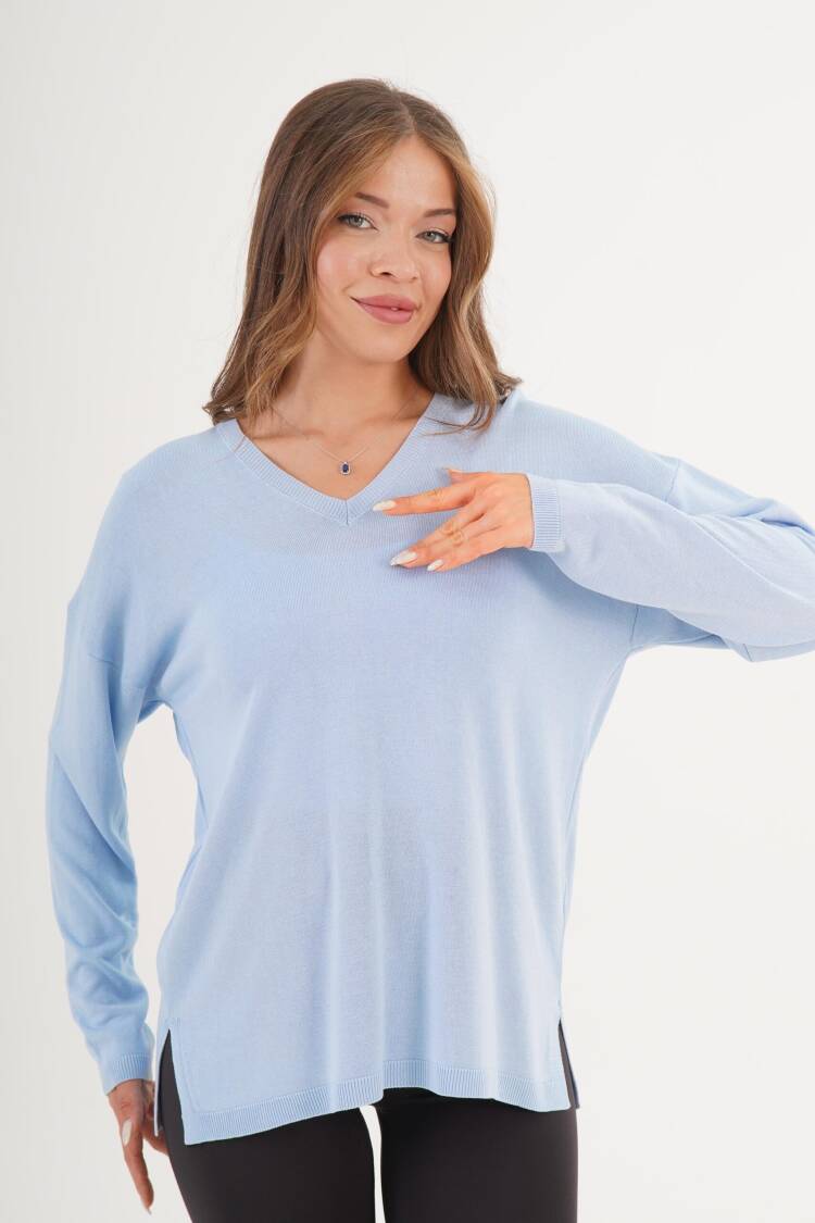Oversized V-Neck Sweater