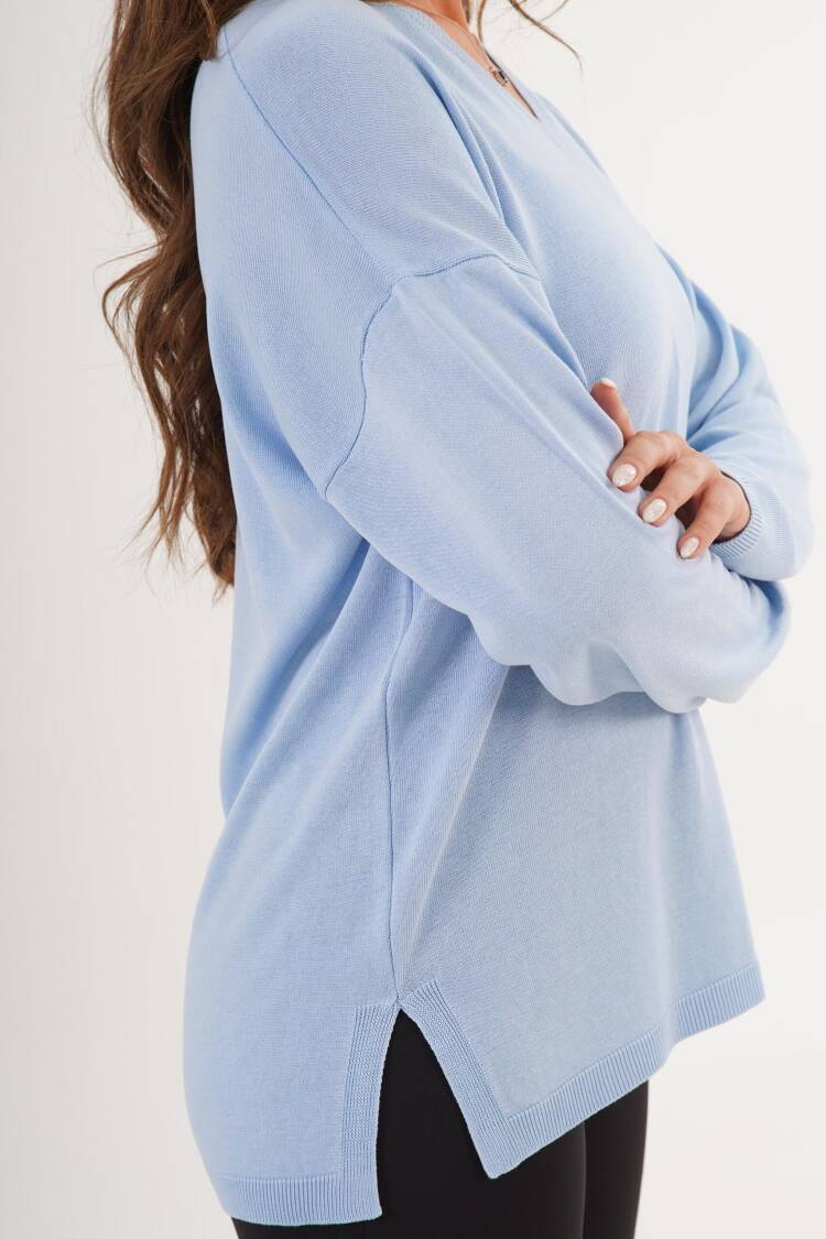Oversized V-Neck Sweater