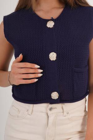Cardigan With Patch Pockets & Cap Sleeves - Brand: Lustrin - Women & Kids, Baby Clothes Wholesale - Globality Store
