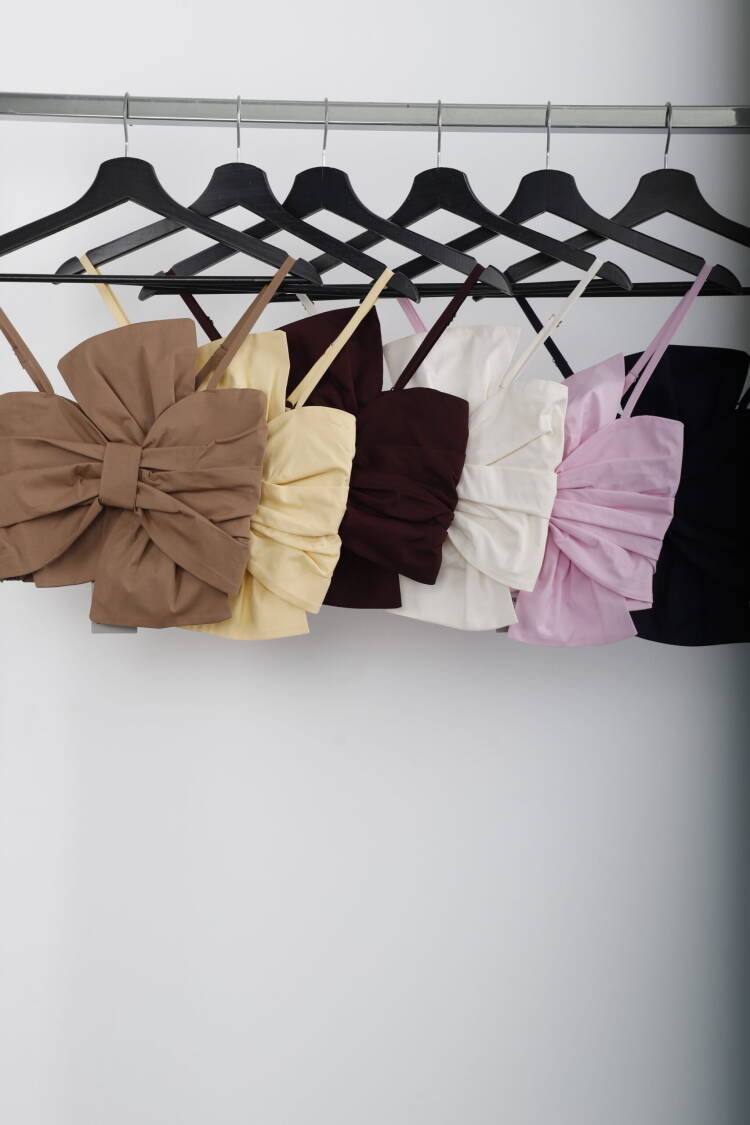 C01k52126002 Crop Ribbon Detail