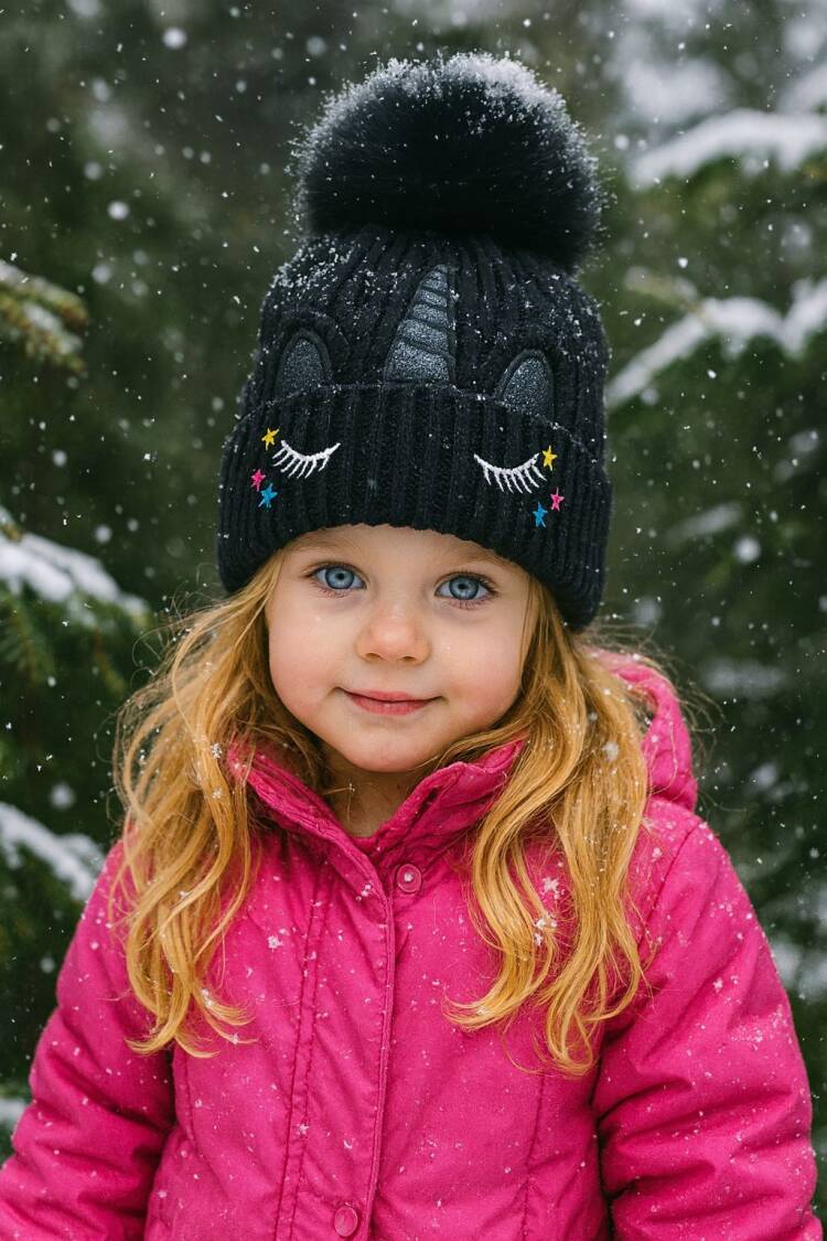 CuteBeret With Stars Pattern For Fall Winter - Brand: Axesoire - Women & Kids, Baby Clothes Wholesale - Globality Store