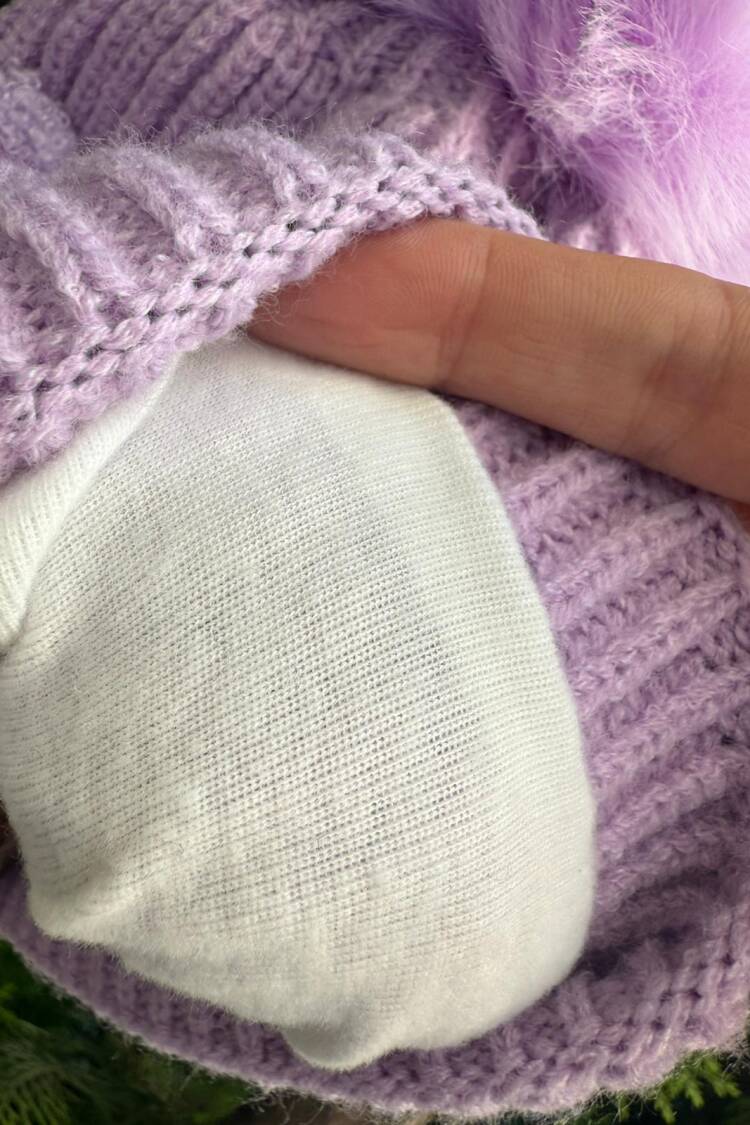 Purple Casual Cute Sport Beret