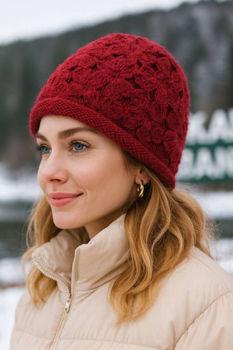 Red Beret Casual Vintage Elegant Boho Style - Brand: Axesoire - Women & Kids, Baby Clothes Wholesale - Globality Store