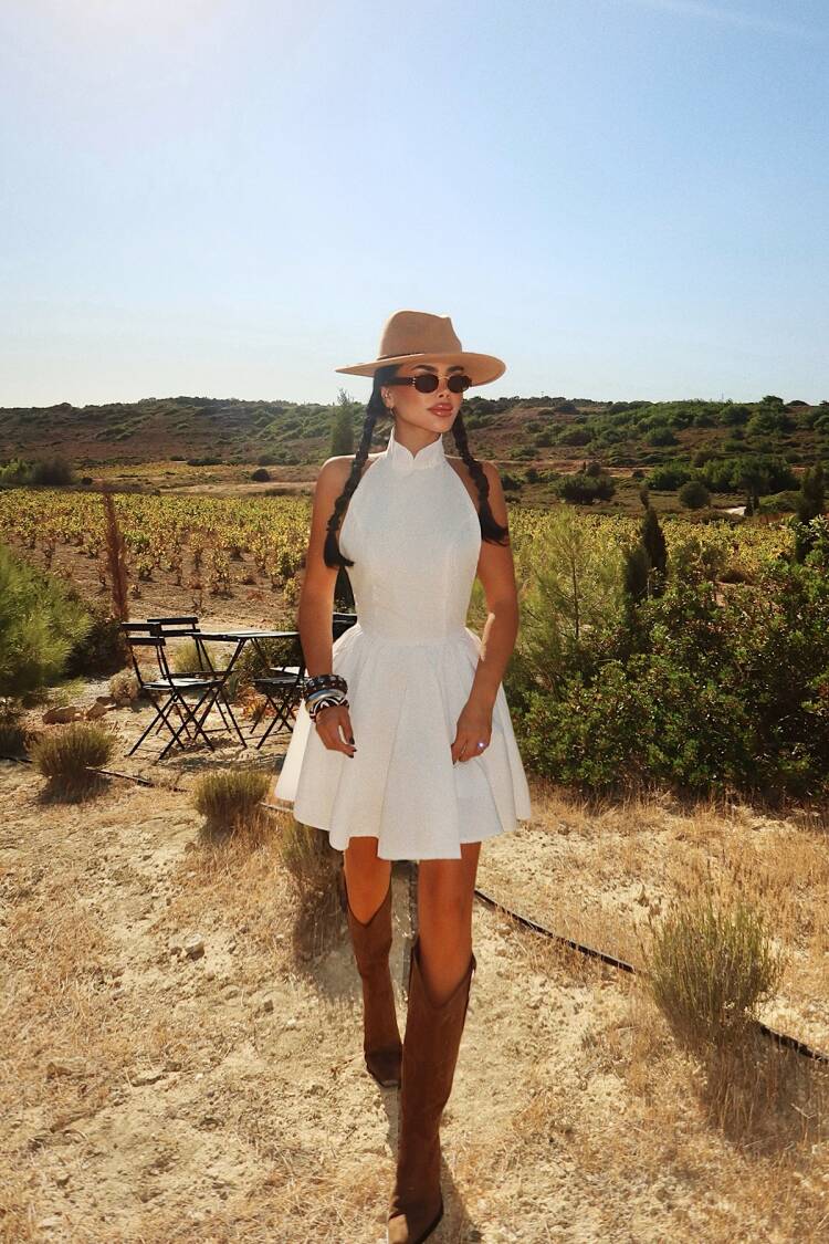 Fit And Flare Mini Dress