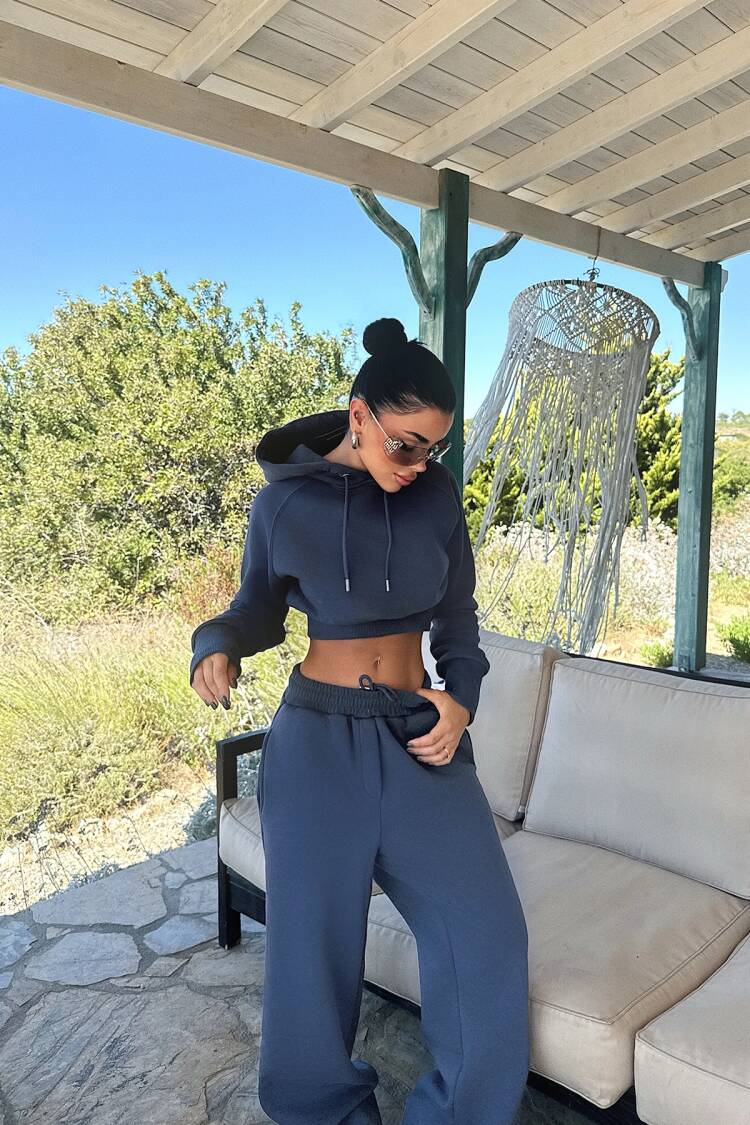 Navy Blue Tracksuit - Casual Sporty Jogger Set