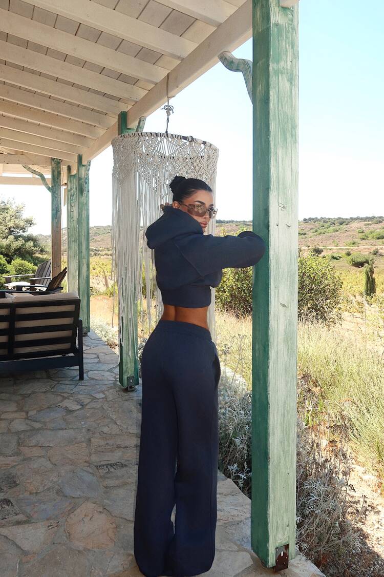 Navy Blue Tracksuit - Casual Sporty Jogger Set
