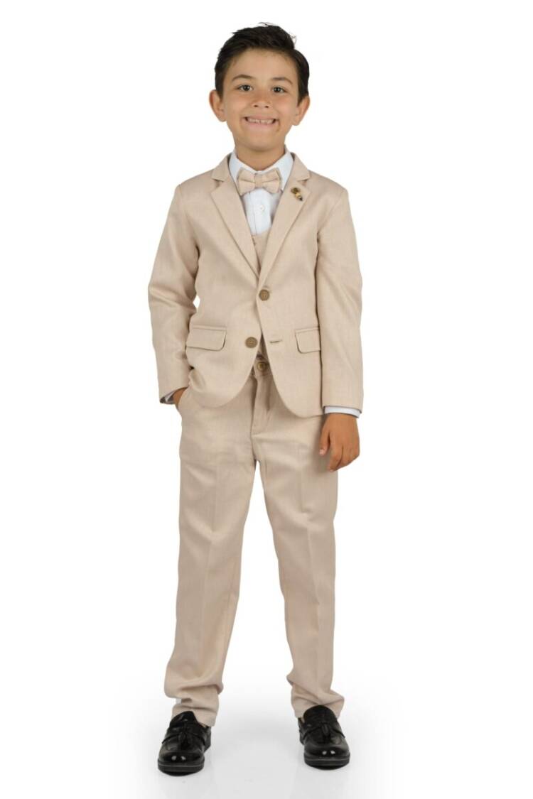 Boy's Suit - Erkek Çocuk Takım Elbise Gömlek Ceket Yelek ve Pantolon 2-5Y 1036-2839 - Brand: Terry - Women & Kids, Baby Clothes Wholesale - Globality Store