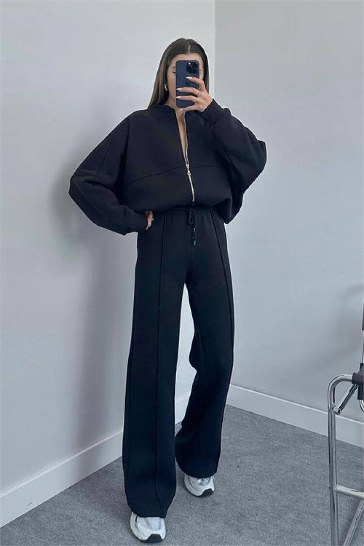 Raised Three Thread Tracksuit Set Gts018 -